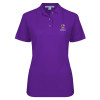 Thumbnail image for  Womens Silk Touch Purple Pique Polo