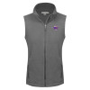 Thumbnail image for  Womens Charcoal Fleece Full Zip Vest