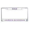 Thumbnail image for  Dad Metal License Plate Frame in Chrome