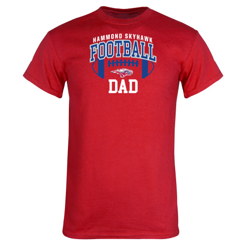  Red T Shirt - Hammond Skyhawk Football Dad