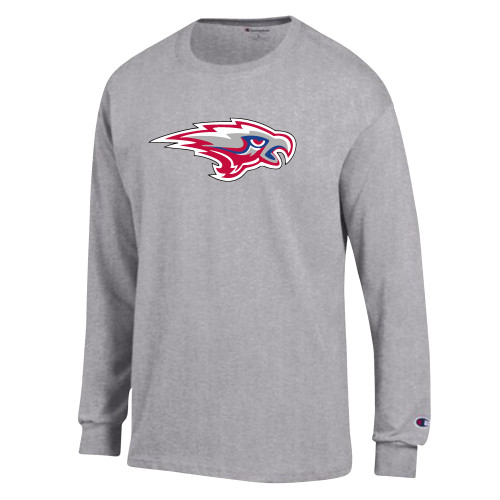  Champion Oxford Grey Long Sleeve T Shirt - Gear Skyhawk