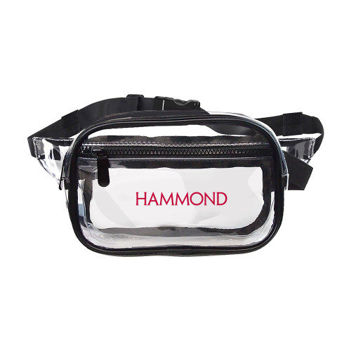  Clear Fanny Pack - Hammond Logotype