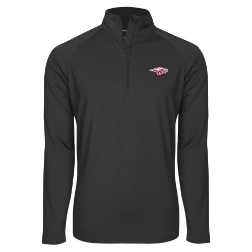 Sport Tek Charcoal Sport Wick Stretch 1/2 Zip Pullover - Gear Skyhawk
