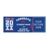 Thumbnail image for  Personalized 3 x 8 Graduation Banner