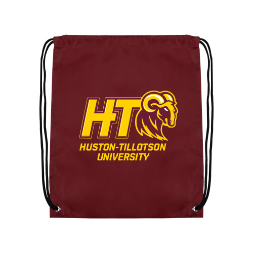  Maroon Drawstring Backpack - H-T University