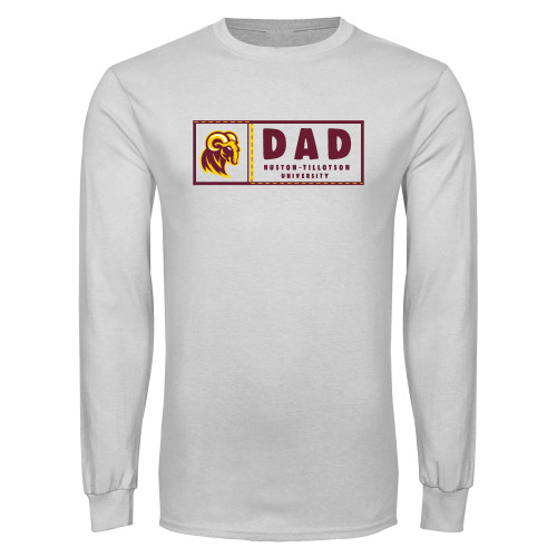  White Long Sleeve T Shirt - Dad