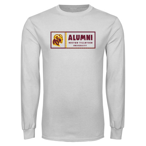  White Long Sleeve T Shirt - Alumni
