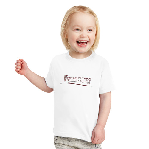  Toddler White T Shirt - Institutional Mark
