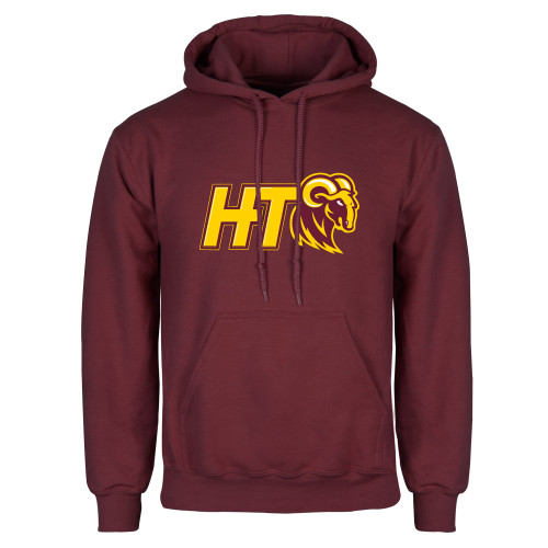  Maroon Fleece Hoodie - Primary Athletic Mark