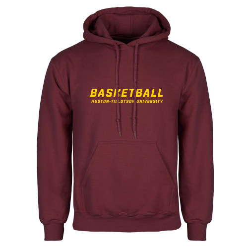  Maroon Fleece Hoodie - Basketball