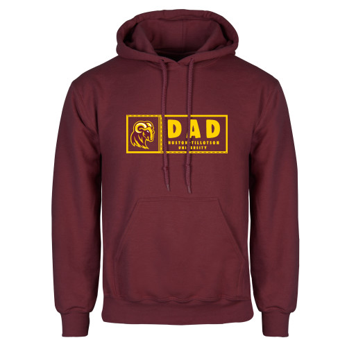  Maroon Fleece Hoodie - Dad