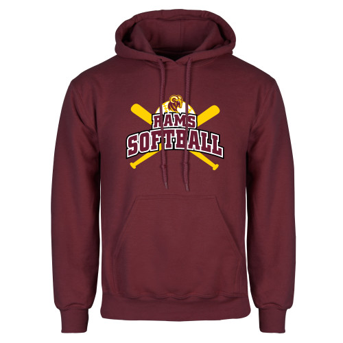  Maroon Fleece Hoodie - RAMS Softball
