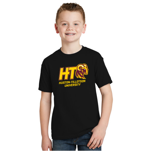  Youth Black T Shirt - H-T University