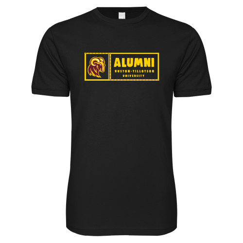  Next Level Black SoftStyle T Shirt - Alumni