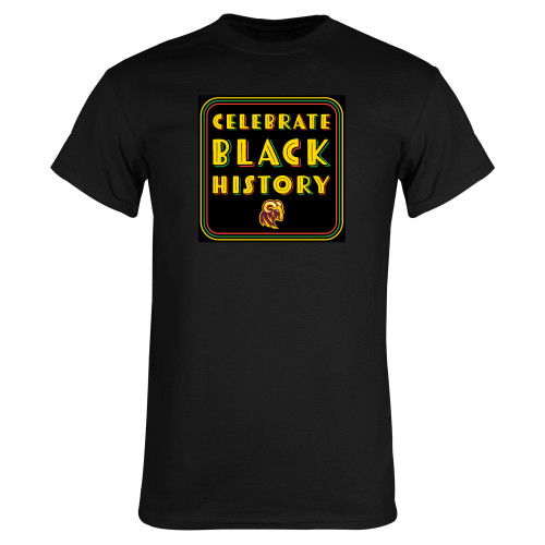  Black T Shirt - Huston Tillotson Univ Celebrate Black History
