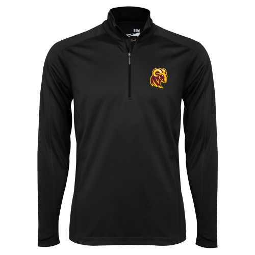  Syntrel Black Interlock 1/4 Zip - Mascot
