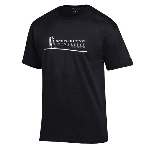  Champion Black T Shirt - Institutional Mark