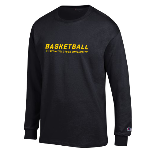  Champion Black Long Sleeve T Shirt - Basketball