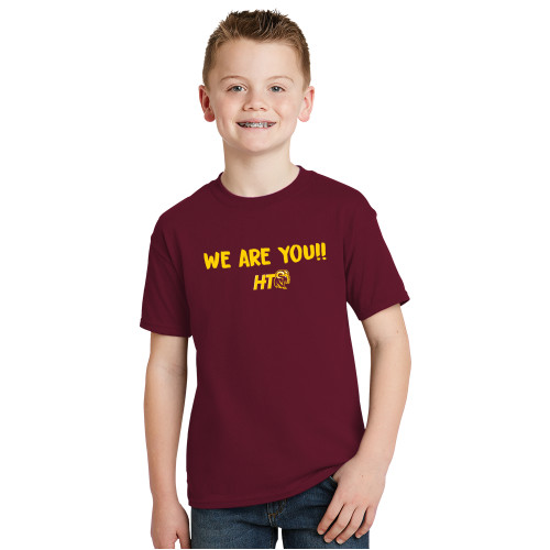  Youth Maroon T Shirt - We Are Ayou!