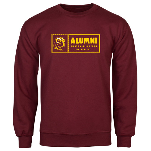  Maroon Fleece Crew - Alumni