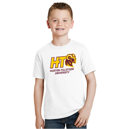  Youth White T Shirt - H-T University