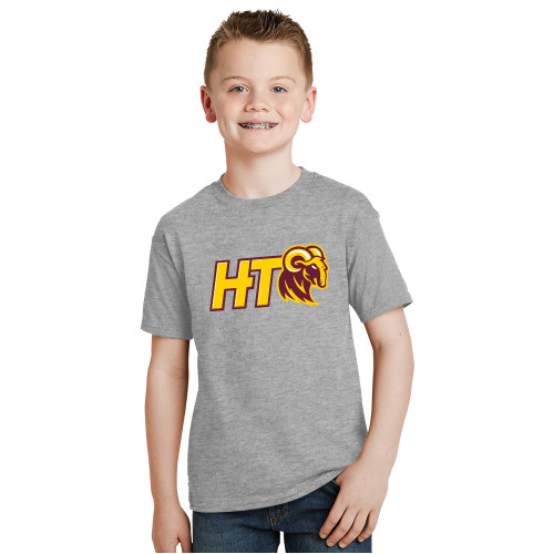  Youth Grey T Shirt - Primary Athletic Mark