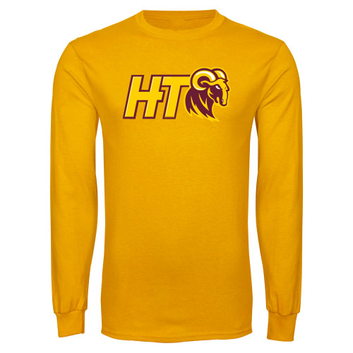  Gold Long Sleeve T Shirt - Primary Athletic Mark