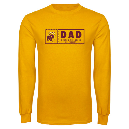  Gold Long Sleeve T Shirt - Dad