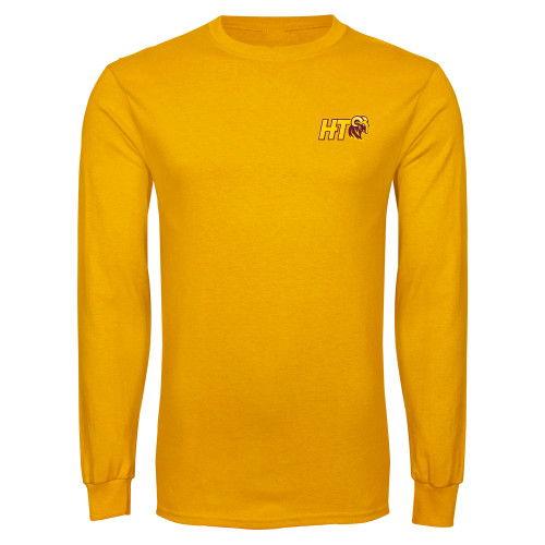  Gold Long Sleeve T Shirt - Primary Athletic Mark
