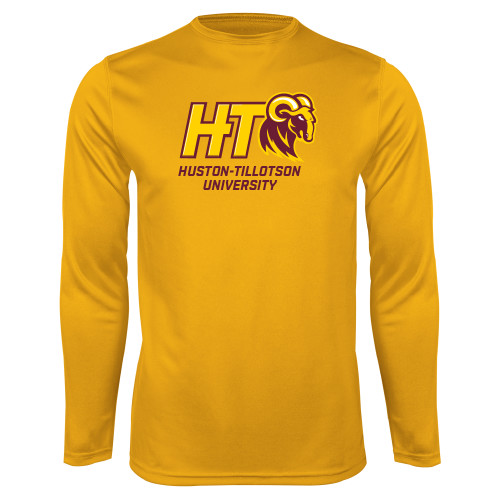  Gold Performance Long Sleeve Shirt - H-T University