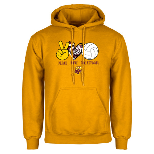  Gold Fleece Hoodie - RAMS Volleyball