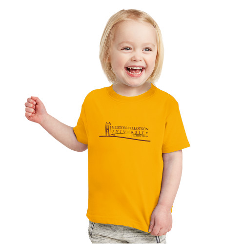  Toddler Gold T Shirt - Institutional Mark