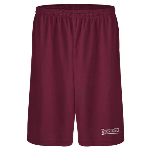  Maroon Performance Classic 9 Inch Short - Institutional Mark