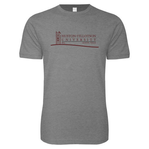  Next Level Heather Grey SoftStyle T Shirt - Institutional Mark