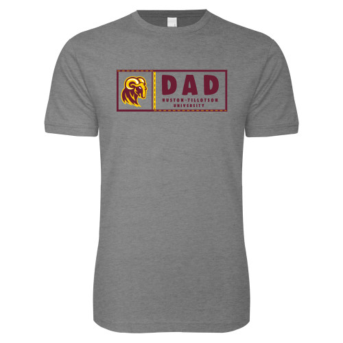  Next Level Heather Grey SoftStyle T Shirt - Dad