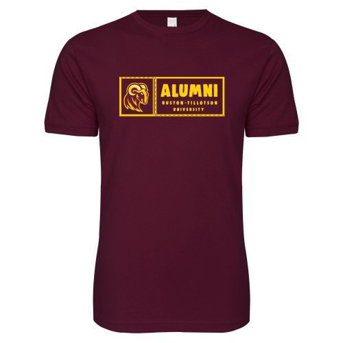  Next Level Maroon SoftStyle T Shirt - Alumni