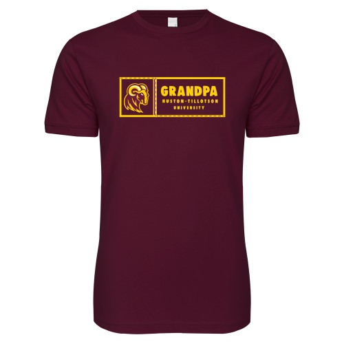  Next Level Maroon SoftStyle T Shirt - Grandpa