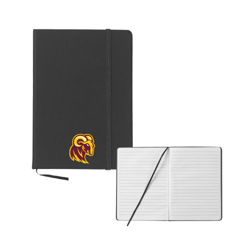  5x7 Black Hard Cover Journal - Mascot