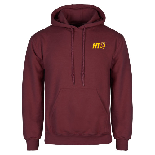  Maroon Fleece Hoodie - Primary Athletic Mark