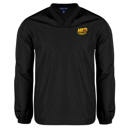  Black V Neck Raglan Windshirt - H-T University