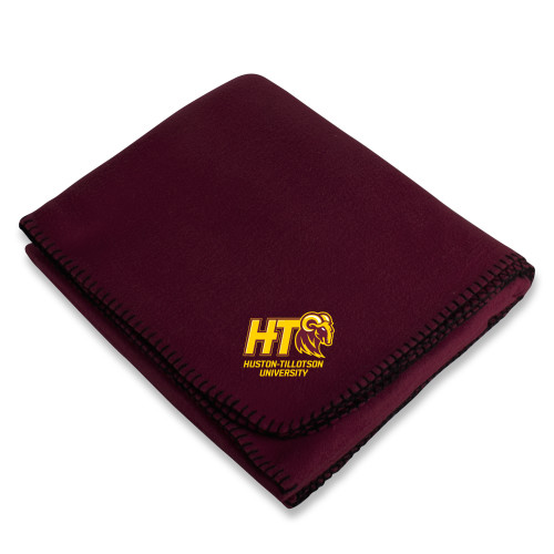  Maroon Arctic Fleece Blanket - H-T University