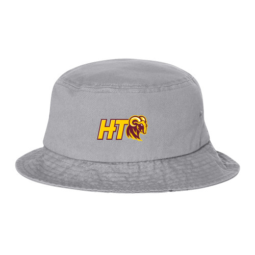  Sportsman Grey Bucket Hat - Primary Athletic Mark