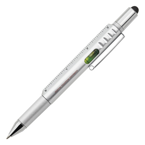  6 in 1 Silver Ballpoint Pen - Primary Athletic Mark