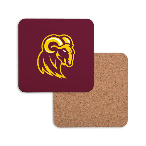  Hardboard Coaster w/Cork Backing - Mascot