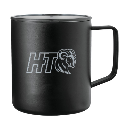  Rover Camp Vacuum Insulated Black Mug 14oz - Primary Athletic Mark Engraved