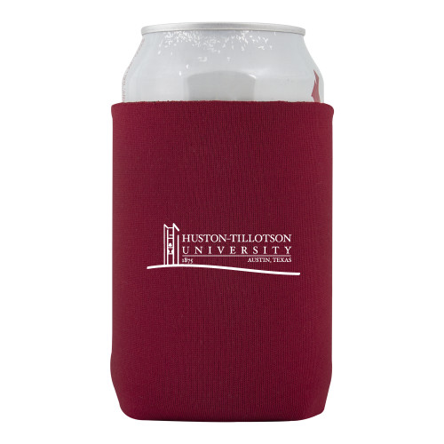  Neoprene Maroon Can Holder - Institutional Mark