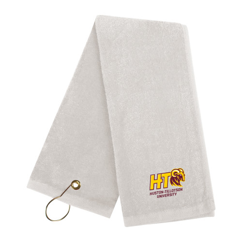  White Golf Towel - H-T University