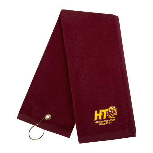  Maroon Golf Towel - H-T University