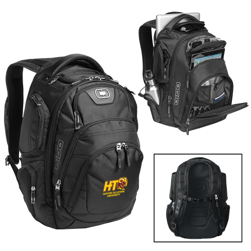  OGIO Black Stratagem Backpack - H-T University