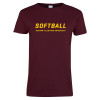 Thumbnail image for  Womens Maroon Short Sleeve Tee